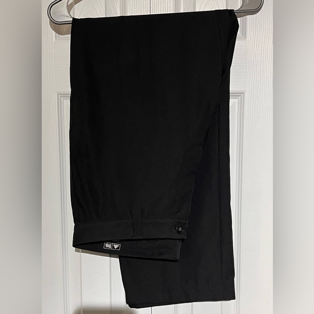 Adidas black golf/dress pants
